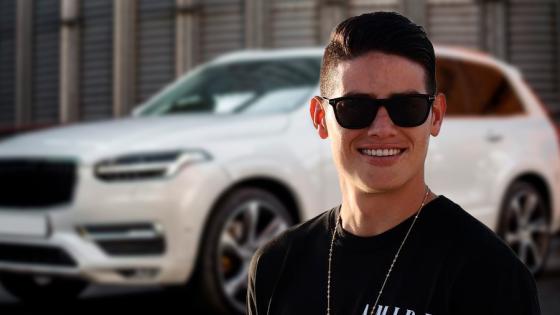 James Rodríguez presume su nueva camioneta en Grecia