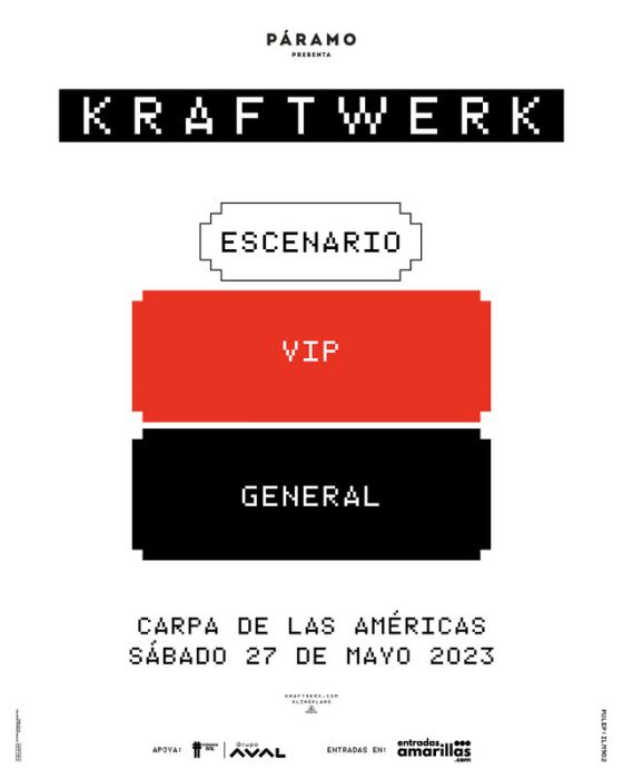 Kraftwerk Kraftwerk en Bogotá: conozca los precios de las boletas