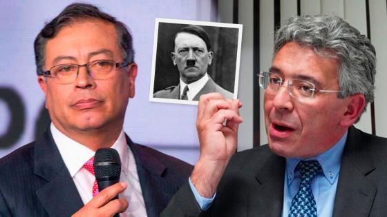Foto de nazi en marchas contra Petro enfrentó a simpatizantes con opositores Foto de nazi en marchas contra Petro enfrentó a simpatizantes con opositores