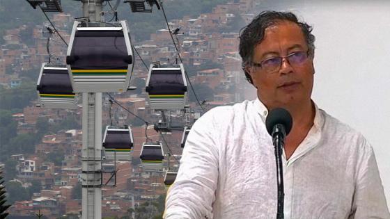 Gustavo Petro cinco Metrocables Medellín Esteban Restrepo