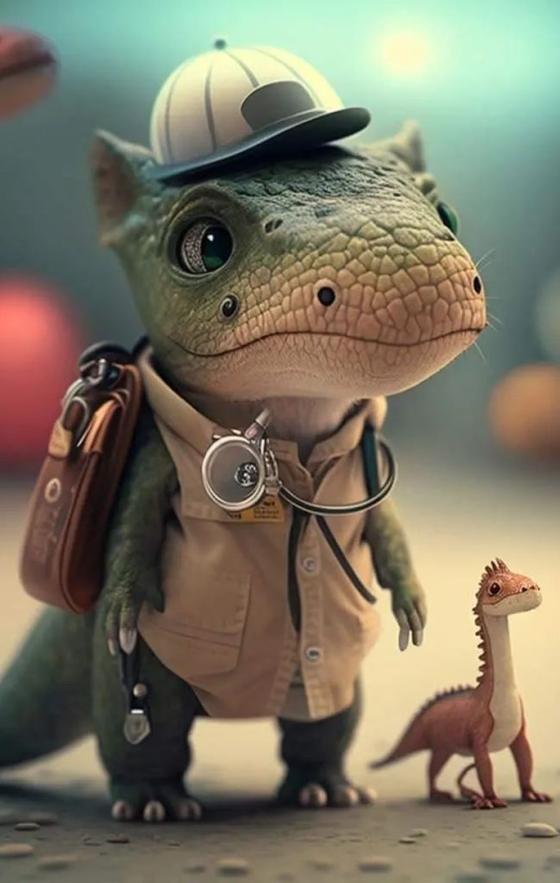 Tendencia: Así se ven los dinosaurios en diferentes profesiones Tendencia: Así se ven los dinosaurios en diferentes profesiones