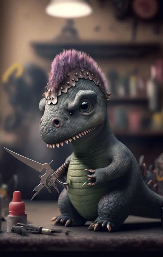 Tendencia: Así se ven los dinosaurios en diferentes profesiones Tendencia: Así se ven los dinosaurios en diferentes profesiones