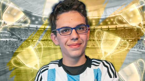 Valentín Torres Erwerle, el joven argentino que sueña con ser periodista deportivo