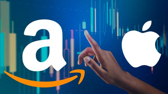 Amazon y Apple son dos de las compañías mejor cotizadas a nivel mundial Amazon y Apple: así puede ganar dinero comprando sus acciones