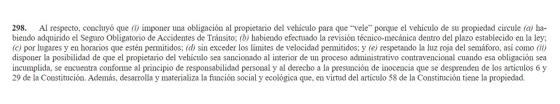 Sentencia de la Corte Constitucional sobre fotomultas Sentencia de la Corte Constitucional sobre fotomultas