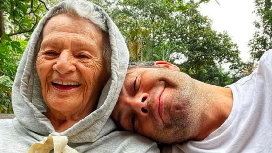 Iván Lalinde y su madre, Teresa