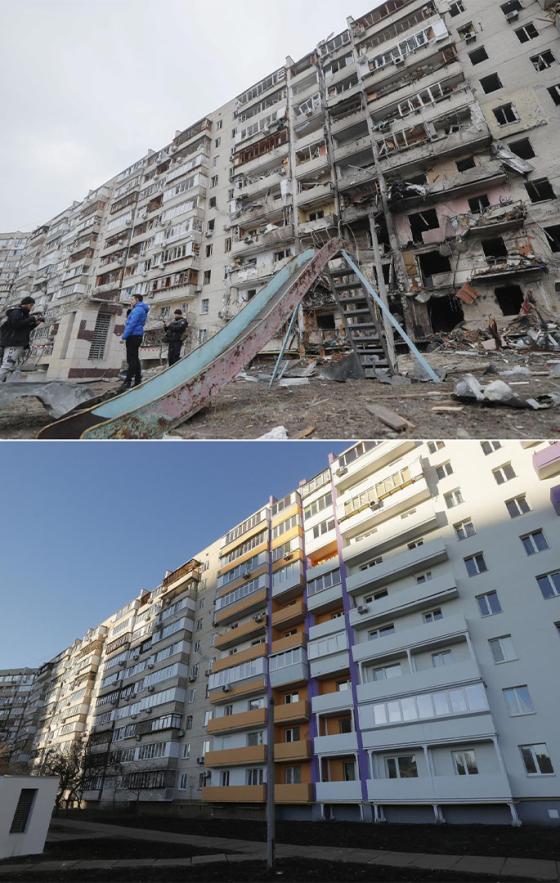 Guerra en Ucrania: El antes y el después de sus ciudades