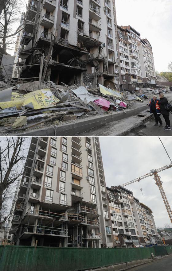 Guerra en Ucrania: El antes y el después de sus ciudades Guerra en Ucrania: El antes y el después de sus ciudades