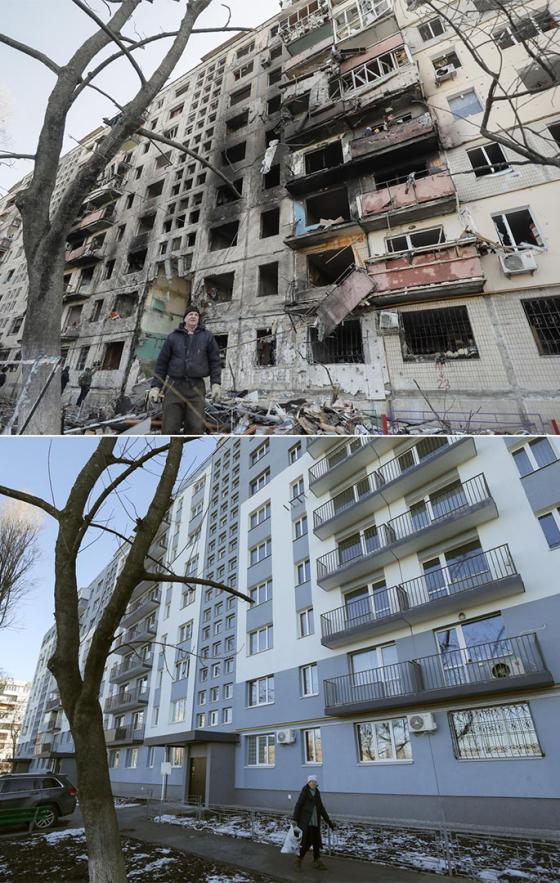 Guerra en Ucrania: El antes y el después de sus ciudades Guerra en Ucrania: El antes y el después de sus ciudades