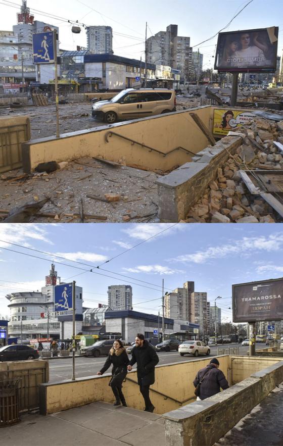 Guerra en Ucrania: El antes y el después de sus ciudades