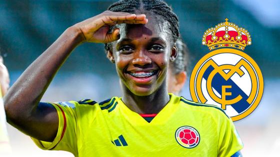 La colombiana salió libre del Deportivo Cali Linda Caicedo aterrizó en España, para unirse al R. Madrid