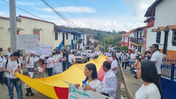 marcha Jerico Antioquia mineria noticias 