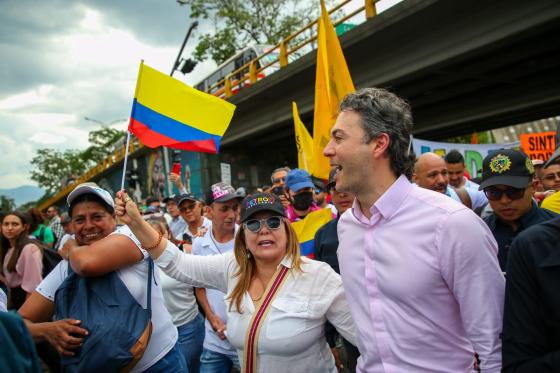 Marcha Daniel Quintero Medellin noticias 