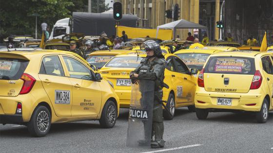 Paro de taxistas: así se desarrolló la jornada en Medellín