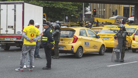 Paro de taxistas: así se desarrolló la jornada en Medellín
