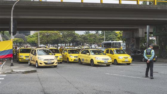 Paro de taxistas: así se desarrolló la jornada en Medellín