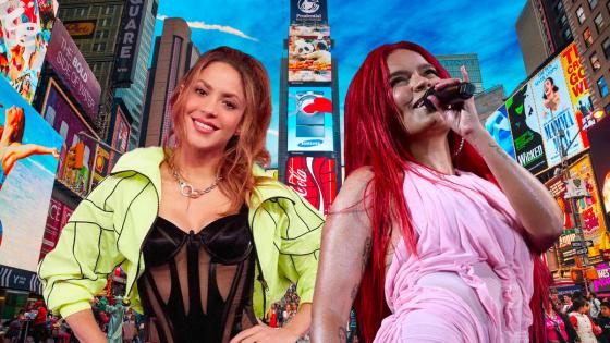 Shakira y Karol G juntas con TQG