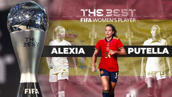 Campeona de la Champions League femenina La mejor jugadora The Best
