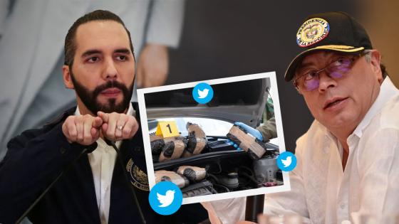 Cruce de trinos entre Petro y Bukele tras incautación de cocaína Bukele etiquetó a Petro en publicación sobre incautación de cocaína