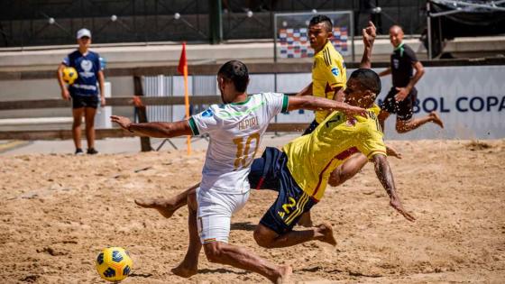 Colombia ganó sus dos primeros encuentros en el certamen Copa América de Fútbol Playa: Colombia cayó con Bolivia