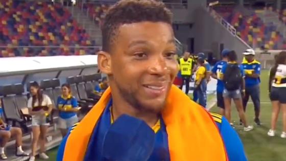 Frank Fabra y el tierno gesto de su hijo en la final