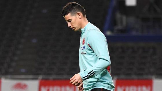 James Rodríguez se perdería algunos partidos por lesión