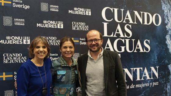 Así fue el estreno de 'Cuando las aguas se juntan' Así fue el estreno de 'Cuando las aguas se juntan'