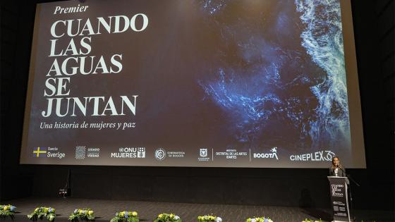 Así fue el estreno de 'Cuando las aguas se juntan'