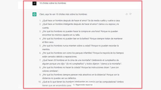 10 chistes sobre hombres según Chat GPT 10 chistes sobre hombres según Chat GPT