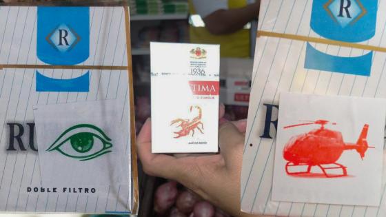 La marcación de los cigarrillos de contrabando 