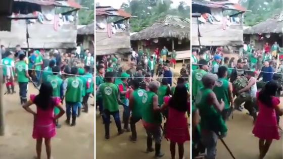Indigenas se enfrentaron al Clan del Golfo en Alto Baudó Chocó Indigenas se enfrentaron al Clan del Golfo en Alto Baudó Chocó