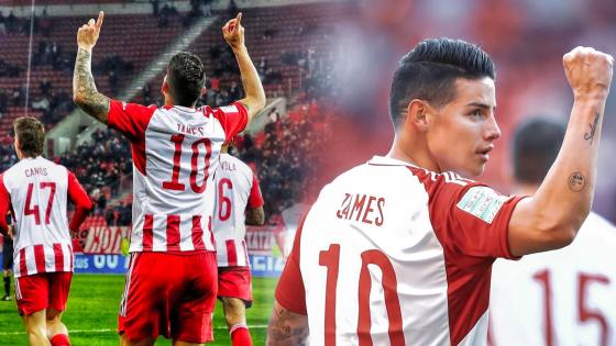 Estuvo ausente durante tres partidos por lesión en pantorrilla James Rodríguez regresa a entrenamientos con el Olympiacos