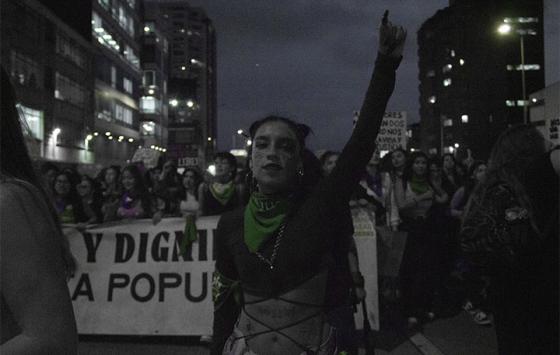 Las marchas del 8M en Bogotá en imágenes