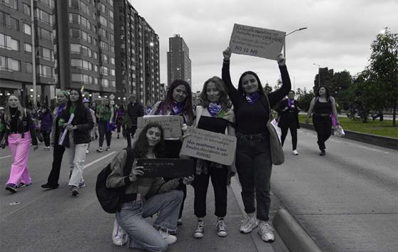 Las marchas del 8M en Bogotá en imágenes Las marchas del 8M en Bogotá en imágenes