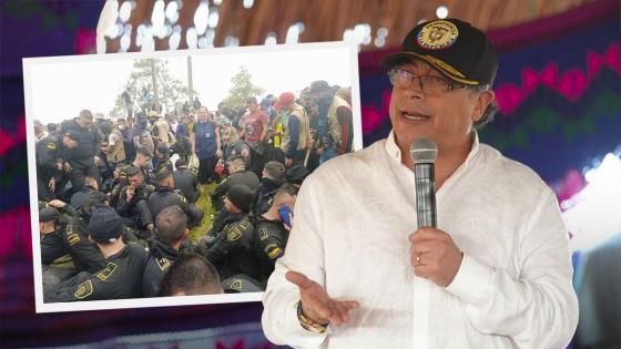 Petro confirma liberación de policías en San Vicente del Caguán