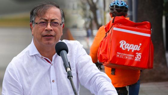 Reforma laboral: Rappi pide diálogo con Petro tras marchas de domiciliarios