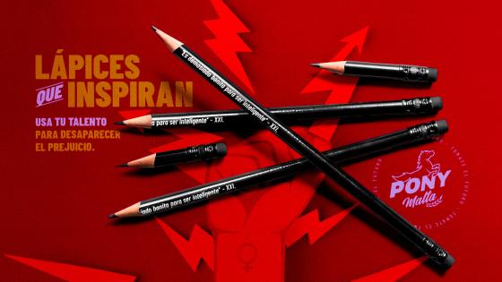 Por medio de una colección de lápices, Pony Malta busca inspirar a jóvenes adolescentes Pony Malta crea campaña para eliminar estereotipos en la mujer