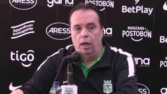 Mauricio Navarro: resistido presidente de Atlético Nacional Mauricio Navarro: resistido presidente de Atlético Nacional