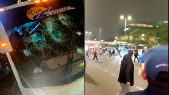 Varios hinchas del DIM quedaron heridos Hinchas de Millonarios provocaron guerra campal con los del DIM