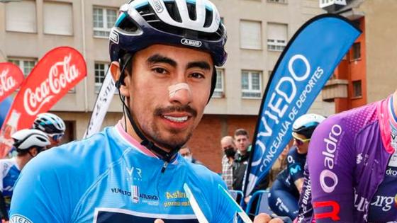 Iván Ramiro Sosa líder de su equipo en Vuelta a Asturias