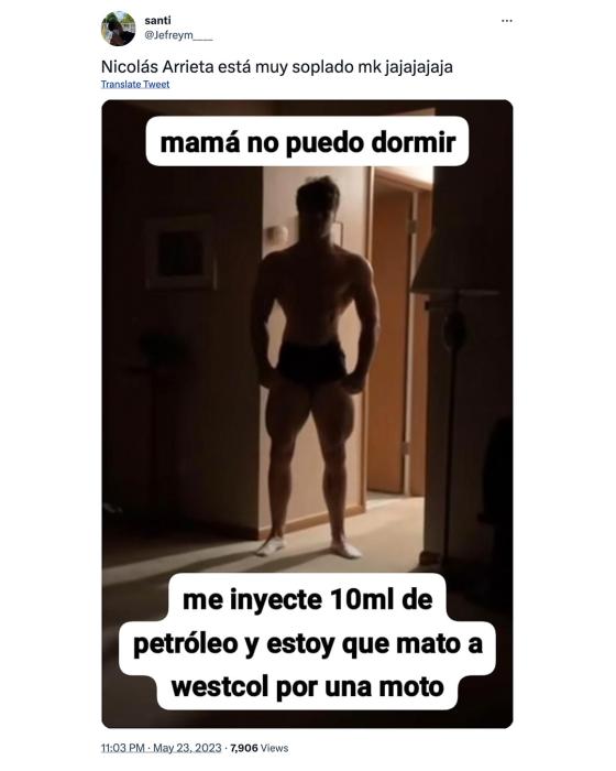 Los memes que dejó la pelea entre Westcol y Nicolás Arrieta Los memes que dejó la pelea entre Westcol y Nicolás Arrieta