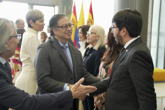 Gustavo Petro visita España 