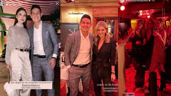 celebridades en el restaurante de James Rodríguez