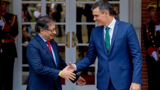 Gustavo Petro y Pedro Sánchez