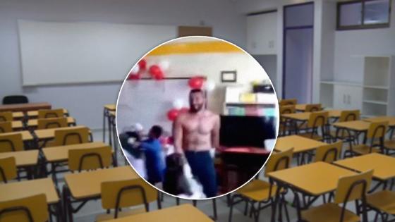 Polémica por baile erótico de profesor a niños en Antioquia 