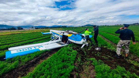 Nuevamente una avioneta se estrelló cerca a Bogotá