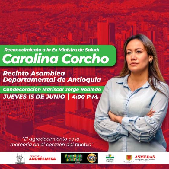 Carolina Corcho Asamblea de Antioquia 