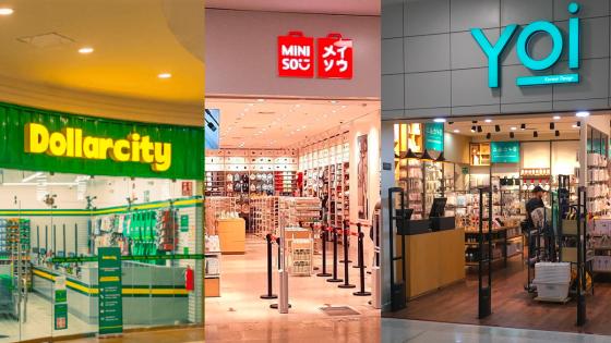 Superindustria Miniso, Dollarcity, Yoi Superindustria Miniso