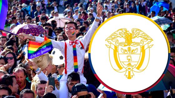 Presidencia rediseñó el escudo de Colombia por el mes del orgullo LGBTIQ+