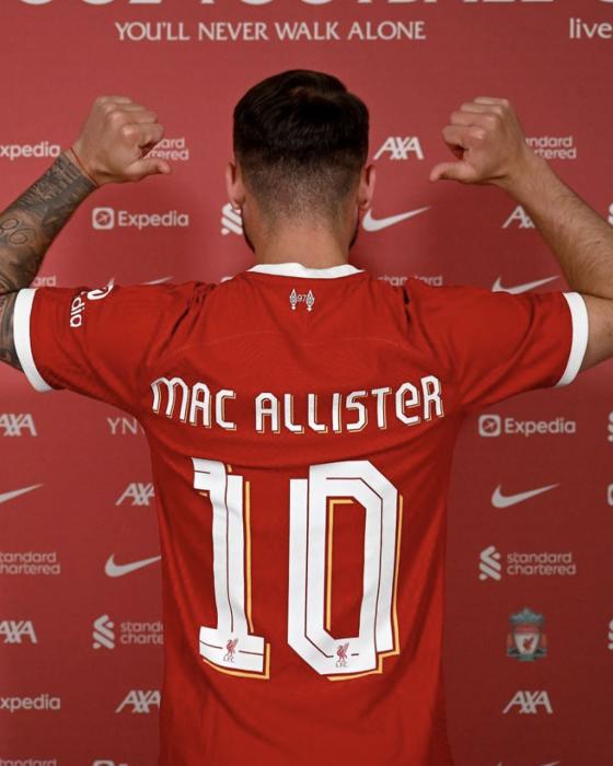 Alexis Mac Allister: nuevo jugador de Liverpool